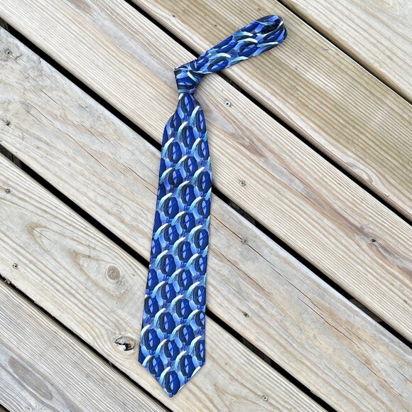 Jerry Garcia "Northern Lights" [1996] Collection 15 Silk Tie - Picture 2 of 6